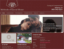 Tablet Screenshot of melendezfuneralhome.com